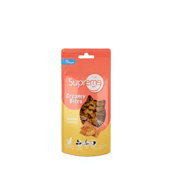 סופרים חטיף לחתול כריות היירבול 60 גרם
