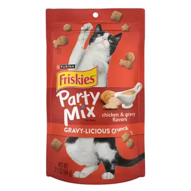 פריסקיז חטיפי Party Mix לחתול בטעם עוף 60 גרם