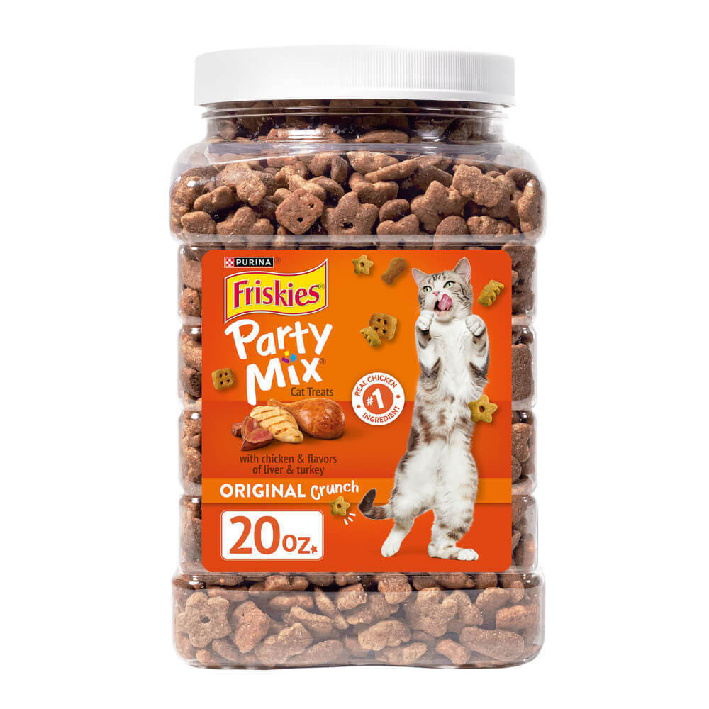 פריסקיז צנצנת חטיפי Party Mix לחתול מיקס 567 גרם