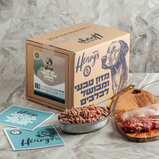 הנריס מזון קפוא עוף בקר 100% 6 ק"ג