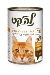 לה קט שימורי פטה לחתול כבד 400 גרם