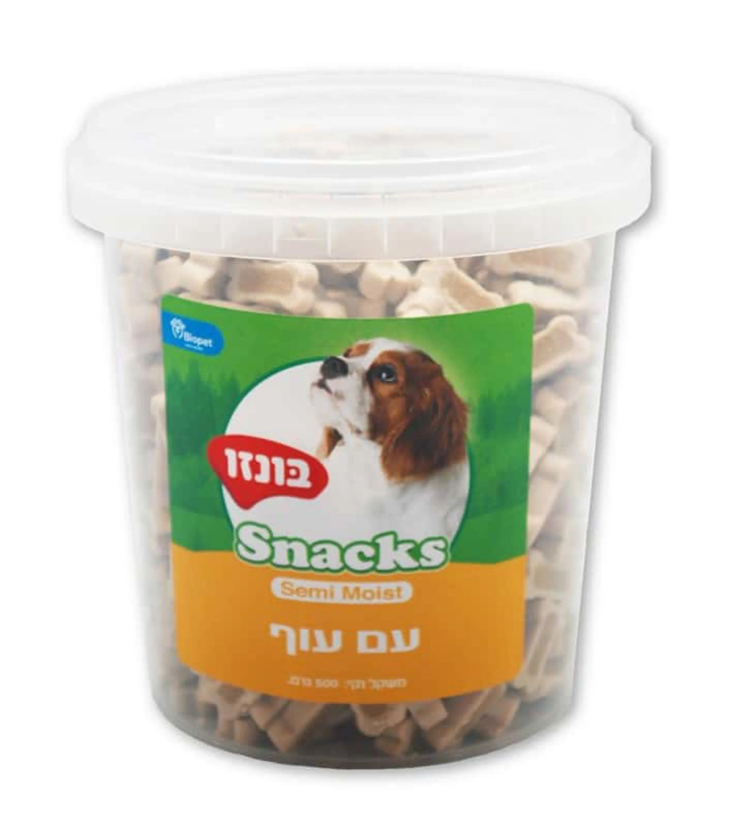חטיף בונזו לכלב SEMI MOIST בטעם עוף 500 גרם