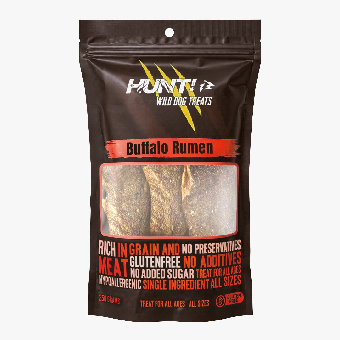 Hunt קיבת באפלו לכלב 250 גרם
