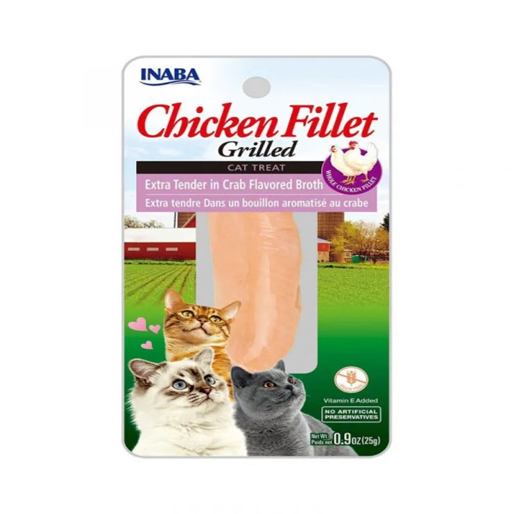 אינאבה FILLET עוף לחתול בטעם אקסטרה סרטן 25 גרם
