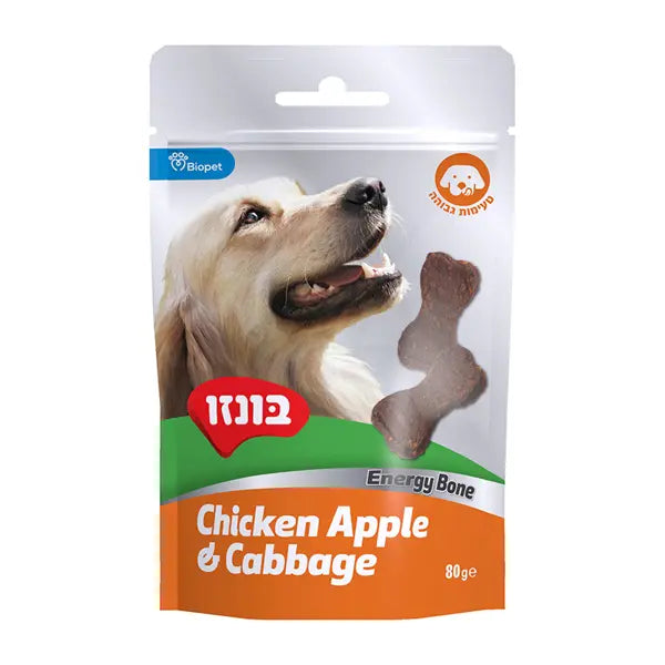 חטיף בונזו אנרגיה בונזו עוף ותפוח 80 גרם