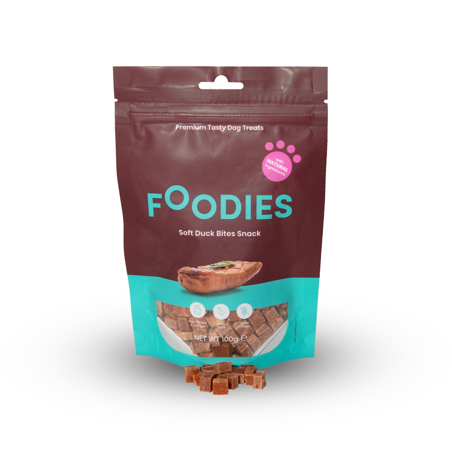 חטיף FOODIES נגיסי ברווז 100 גרם