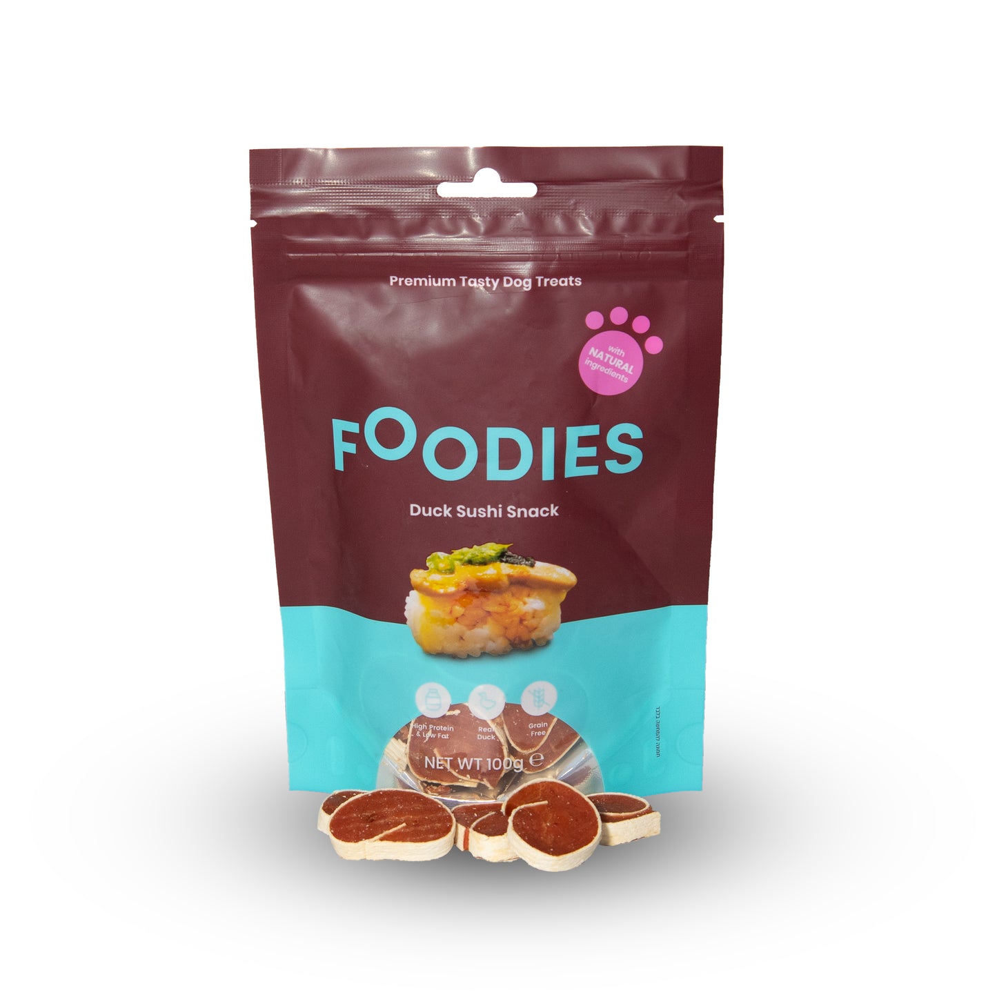 חטיף FOODIES סושי ברווז 100 גרם
