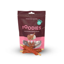 חטיף FOODIES גלילת כבש אורז ועור בקר 100 גרם