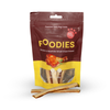 חטיף FOODIES מקלוני לעיסה עוף ועור בקר 100 גרם