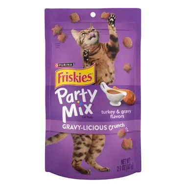פריסקיז חטיפי Party Mix לחתול בטעם הודו 60 גרם