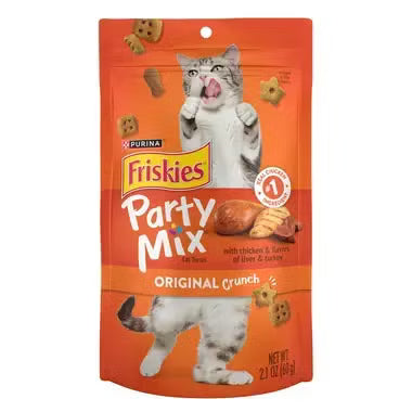 פריסקיז חטיפי Party Mix לחתול בטעם כבד והודו 60 גרם