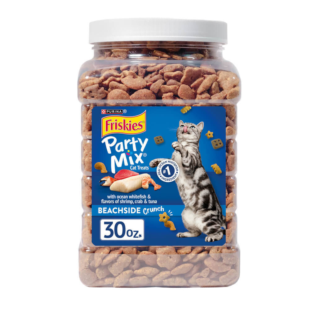 פריסקיז צנצנת חטיפי Party Mix לחתול מעדני הים 567 גרם
