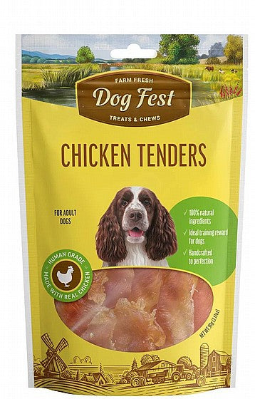 Dog fest חטיף פילה עוף 90 גרם