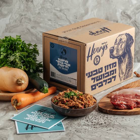 הנריס מזון קפוא עוף בקר וירקות  6 ק"ג