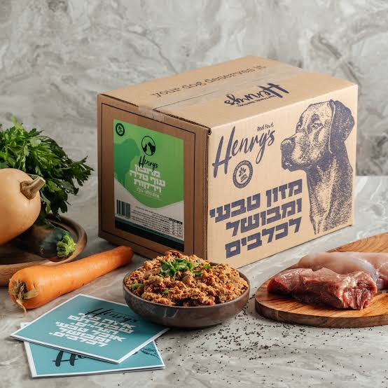 הנריס מזון קפוא עוף טלה וירקות 6 ק"ג