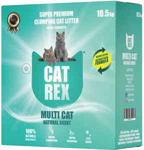 @ חול CAT REX מולטי קט 10.5 ק"ג (תכלת)