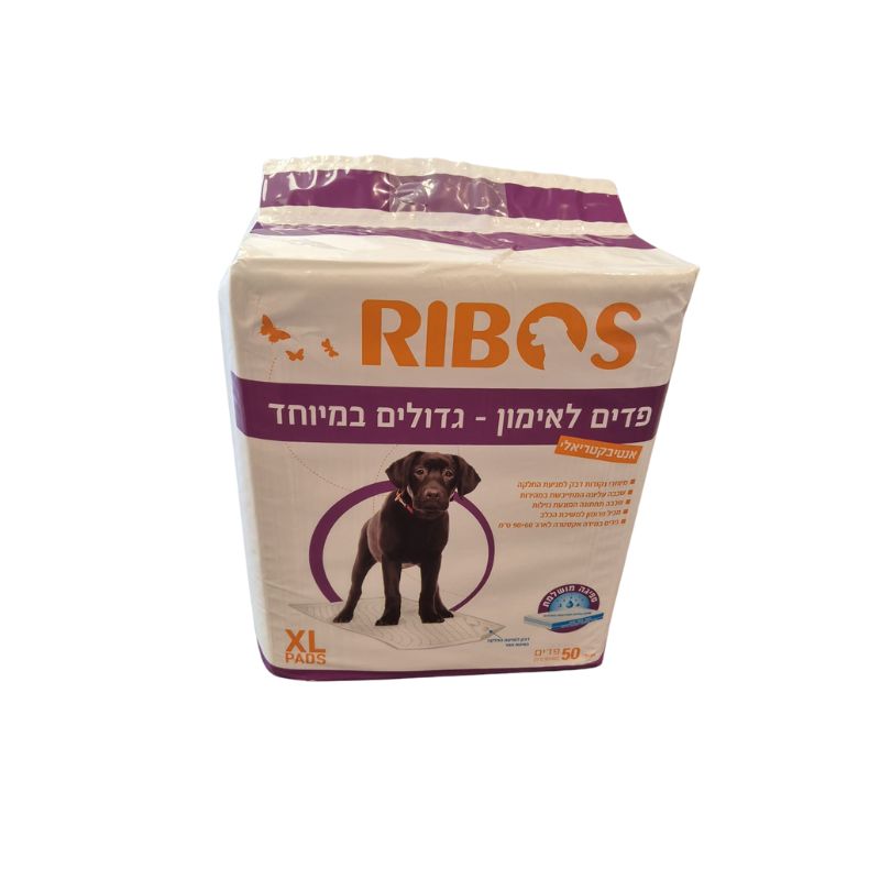 פדים לאימון גורים 50 יח XL ריבוס 90/60