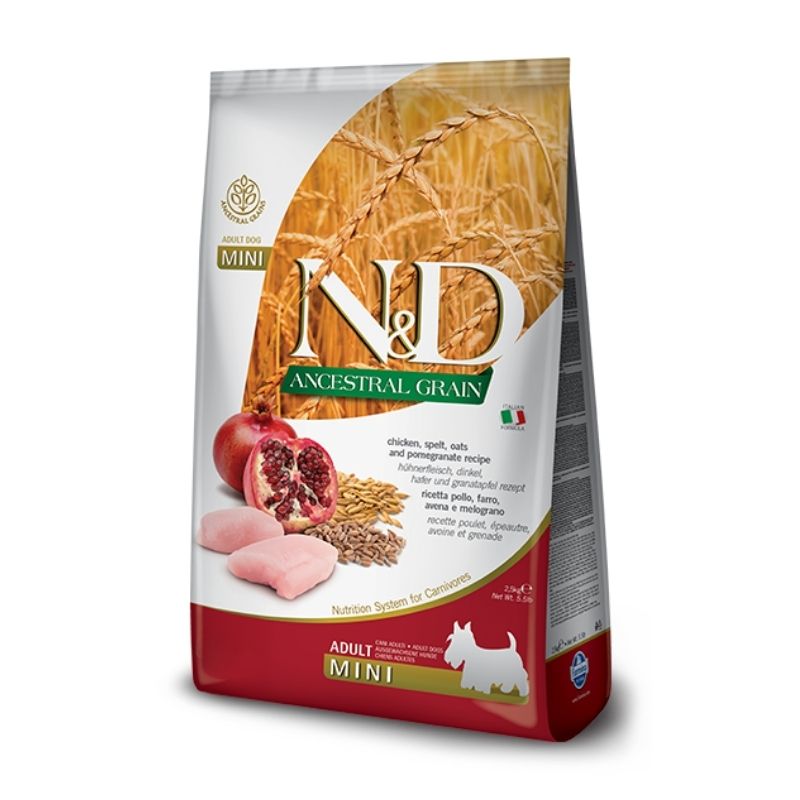 ND כלב בוגר מיני אנסס עוף רימון