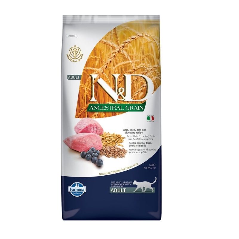 ND חתול בוגר אנסס כבש אוכמניות